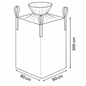 Біг-бег 90×90×200см