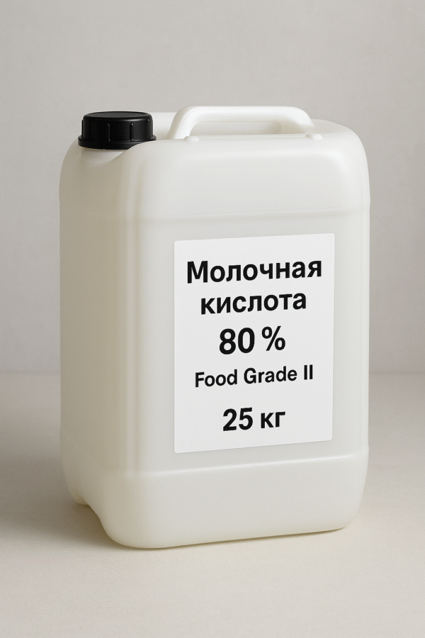 Молочна кислота 80 % Food Grade II (25 кг каністра)
